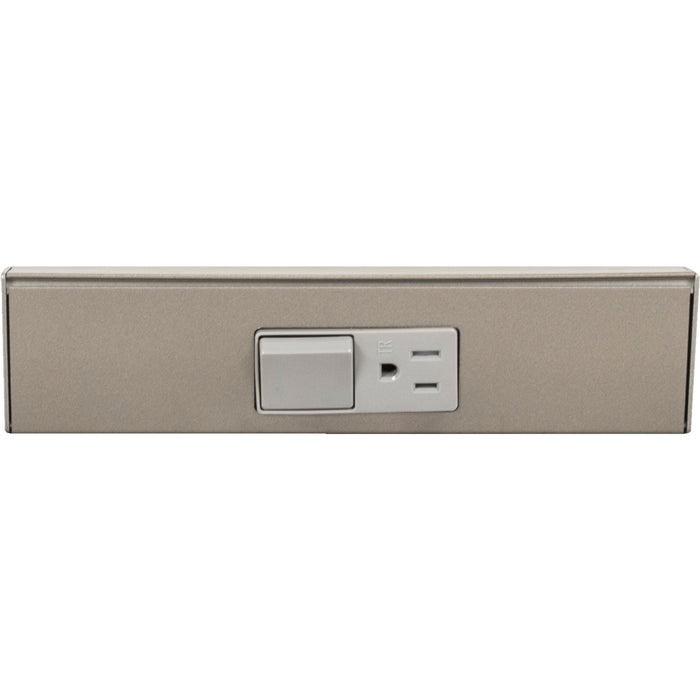Task Lighting TRS Series Under Cabinet Angled Power Strip with Switch