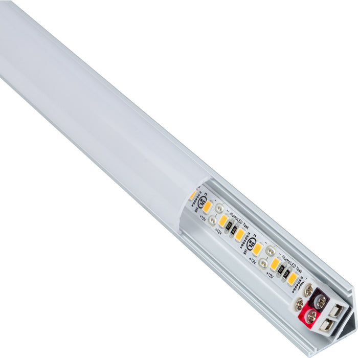 Task Lighting LV2P Angled Linear Fixture, 225 Lm/Ft
