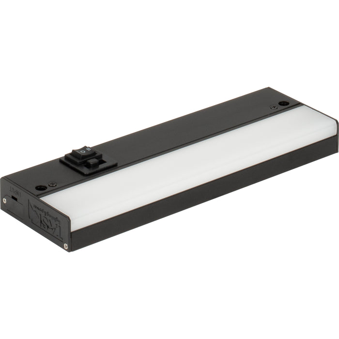 Task Lighting 120V Bar Light, Dimmable & 3-Color Selectable - Black, 9-1/2"