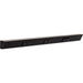 Task Lighting TR Series Angled Power Strip with Switch - Black, 30", Switch on Right