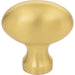 Jeffrey Alexander Lyon Cabinet Knob (Model 3991) - Brushed Gold