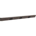 Task Lighting TR Series Angled Power Strip with Switch - Bronze, 36", Switch on Right