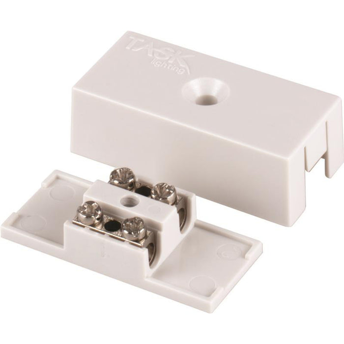 Task Lighting Wire Junction Box, White