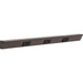 Task Lighting TR Series Angled Power Strip with Switch - Bronze, 30", Switch on Right