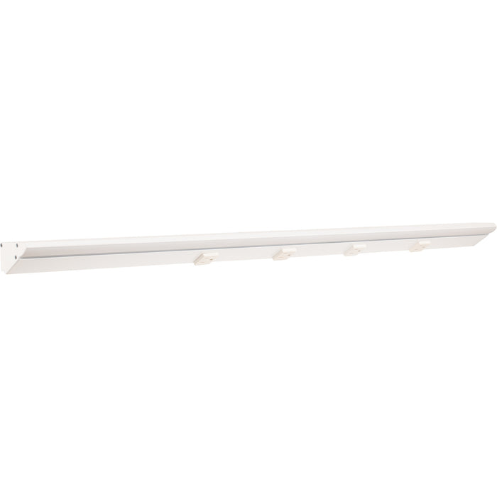 Task Lighting RM Series Single White Lighted Power Strip | Under-Cabinet LED Lighting & Hardwired Power