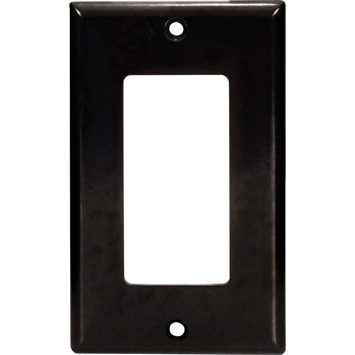 Task Lighting Decora Style Wall Plate - Black