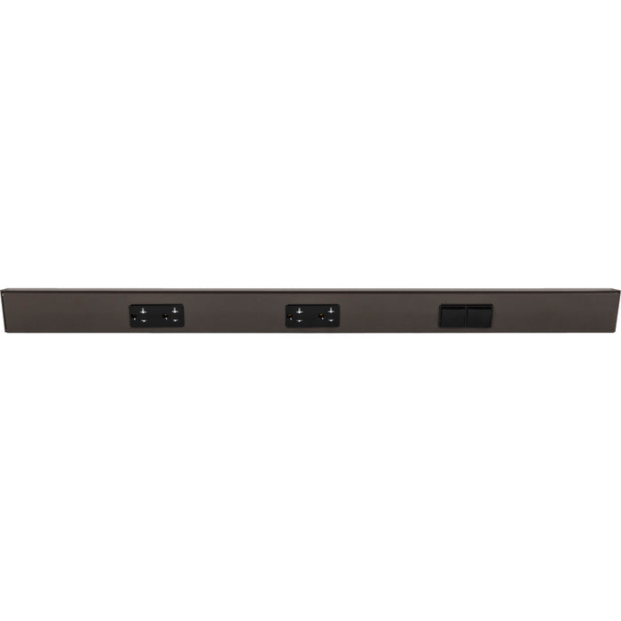 Task Lighting TRS Series Under Cabinet Angled Power Strip with Switch
