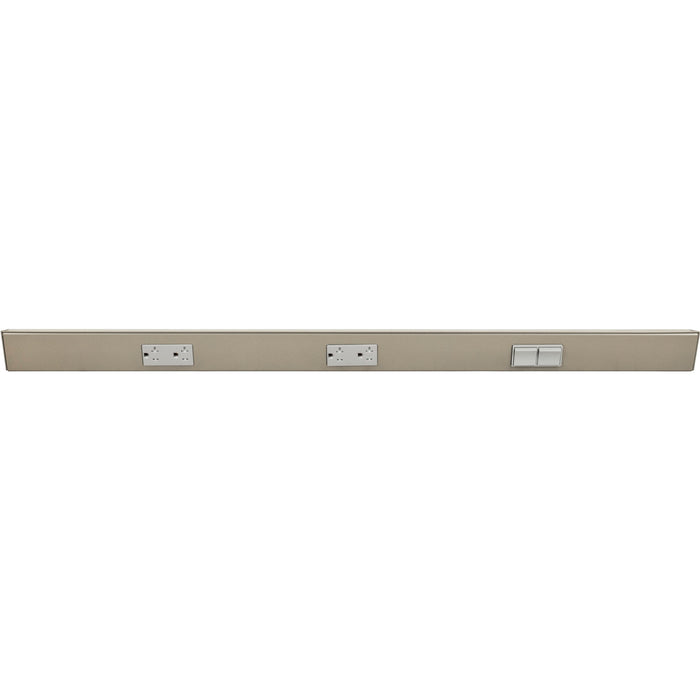 Task Lighting TRS Series Under Cabinet Angled Power Strip with Switch