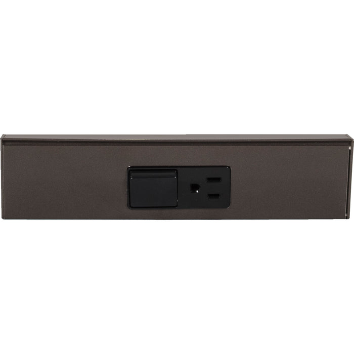 Task Lighting TRS Series Under Cabinet Angled Power Strip with Switch