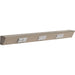 Task Lighting TR Series Angled Power Strip with Switch - Satin Nickel, 24", Switch on Left