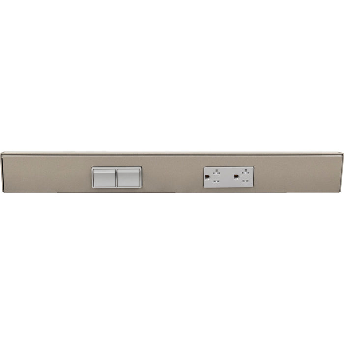 Task Lighting TRS Series Under Cabinet Angled Power Strip with Switch
