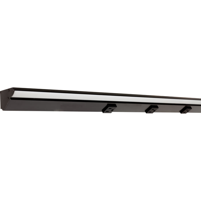 Task Lighting RM Series Single White Lighted Power Strip | Under-Cabinet LED Lighting & Hardwired Power