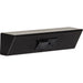 Task Lighting TR Series Angled Power Strip with Switch - Black, 9", Switch on Right