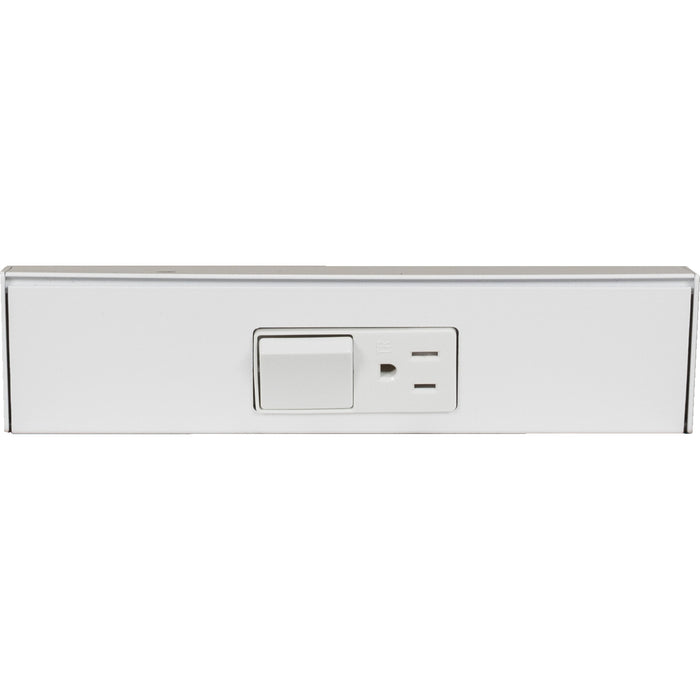 Task Lighting TRS Series Under Cabinet Angled Power Strip with Switch