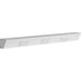 Task Lighting TR Series Angled Power Strip with Switch - White, 24", Switch on Right